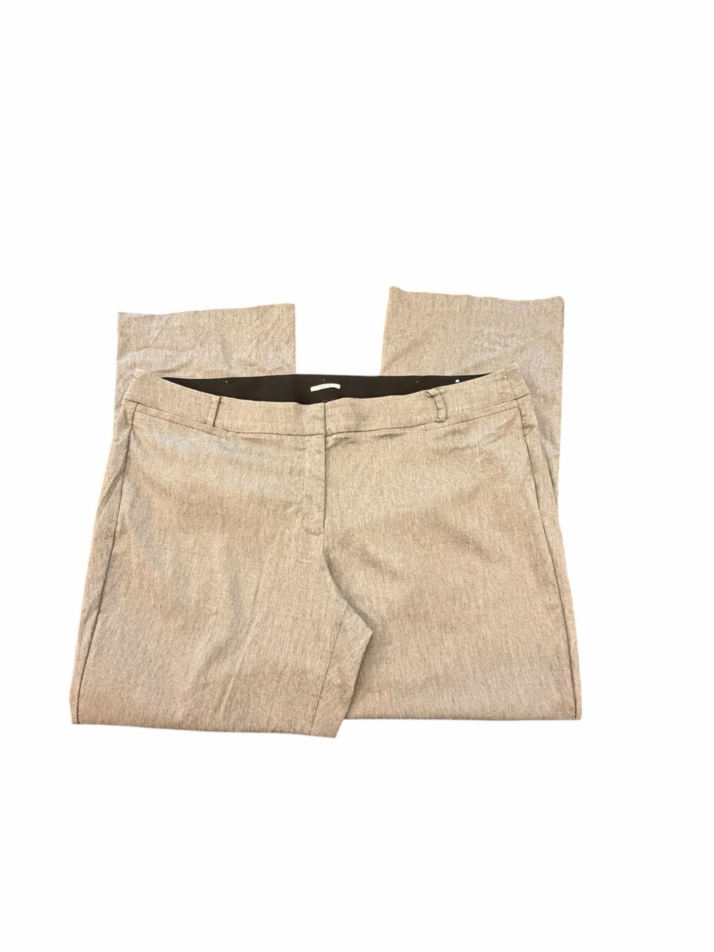 Lane Bryant Allie Pant Size 26R Grey Ankle Stretch Pants Magic Waistband Comfort